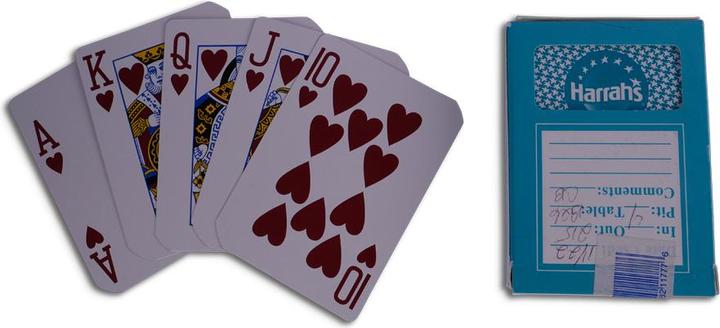 Actual product image Casinoshop Playing cards Harrah's Las Vegas