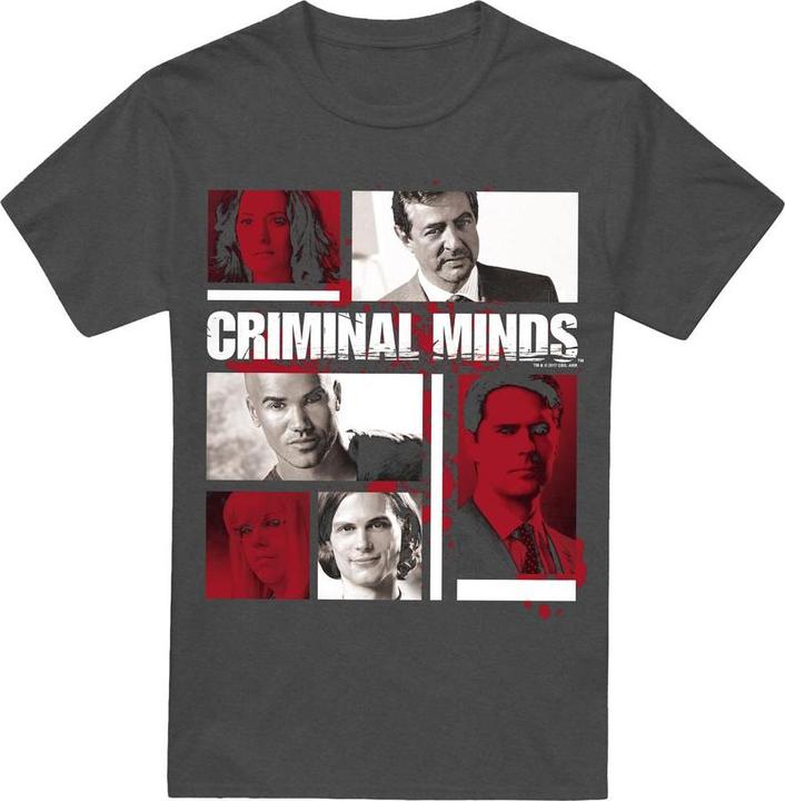Immagine prodotto Criminal Minds Maglietta Scatole dei Personaggi Adulto Unisex (XXL)