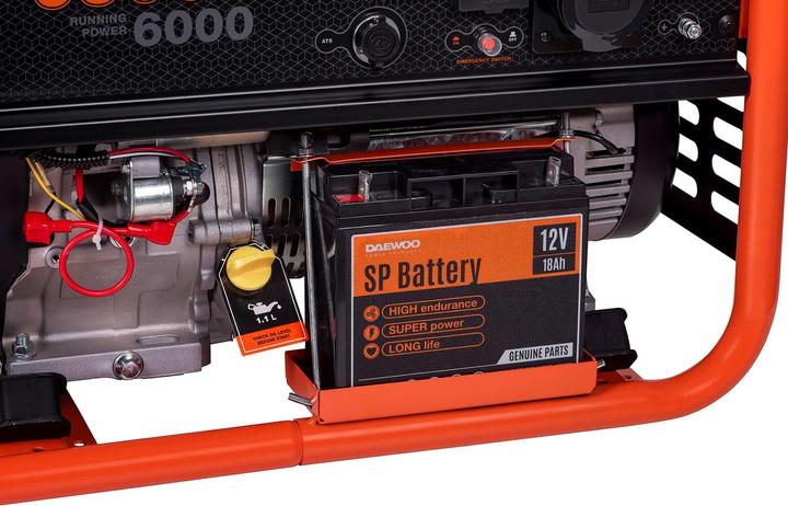 Produktbild Daewoo Power Products LPG-Benzin Stromerzeuger DUAL-FUEL (6000 W, 30 l)