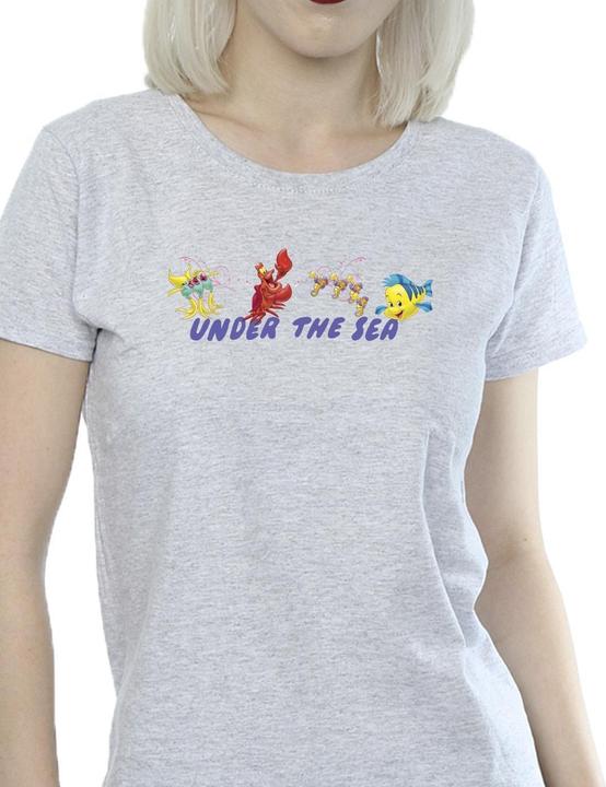 Actual product image Disney Womens/Ladies The Little Mermaid Under The Sea Cotton T-Shirt (XL)