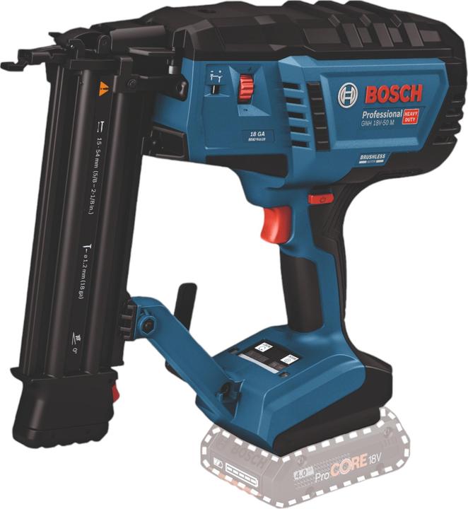 Scatola di cartone, Chiodatrice per legno a batteria GNH 18V-50 M