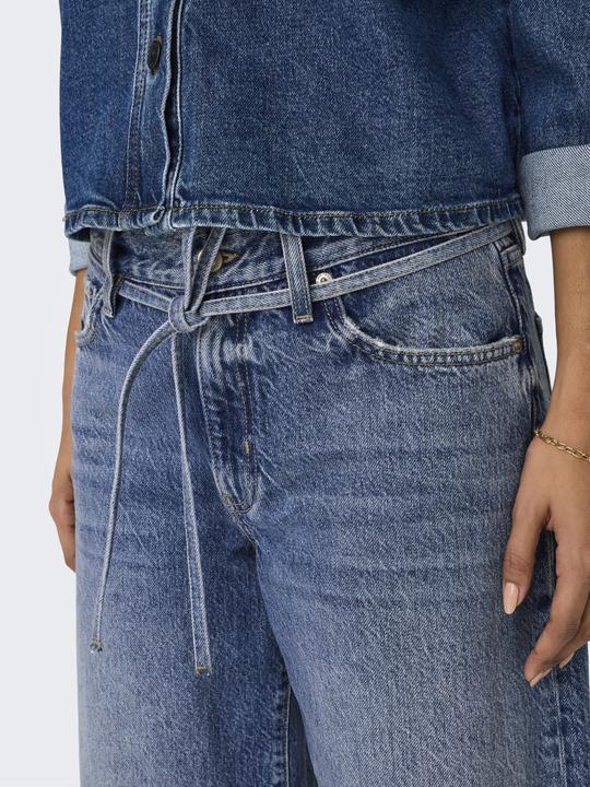 Actual product image Only Balloon cut mid waist straight fit jeans (W28/L34)