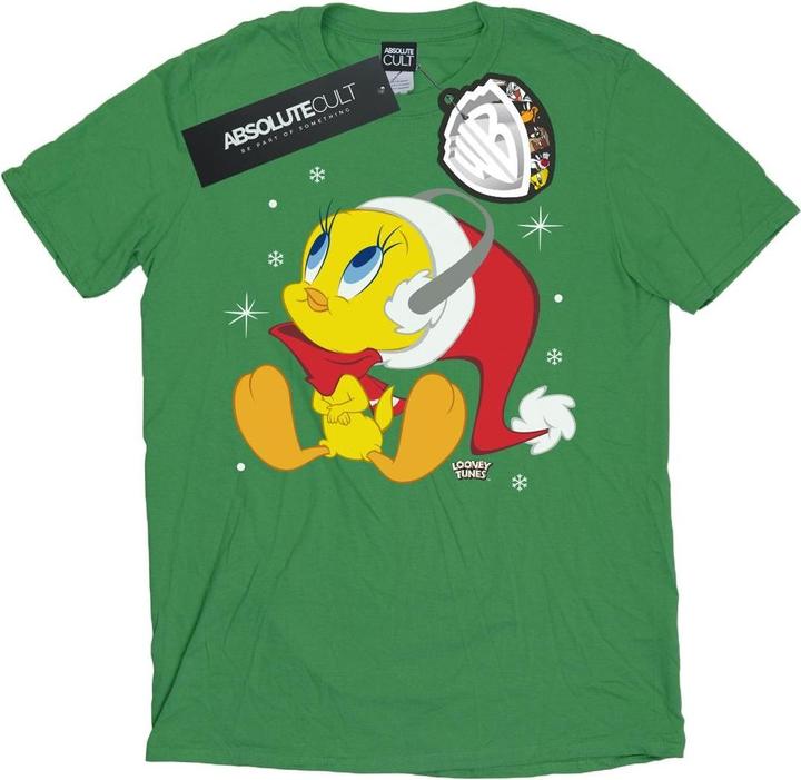 Immagine prodotto Looney Tunes Christmas Tweety Maglietta Uomo (L)