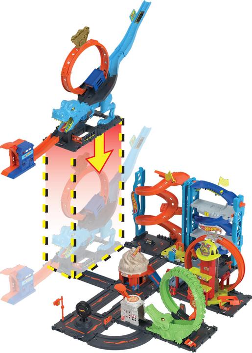 Produktbild Hot Wheels City T-Rex Looping-Bahn