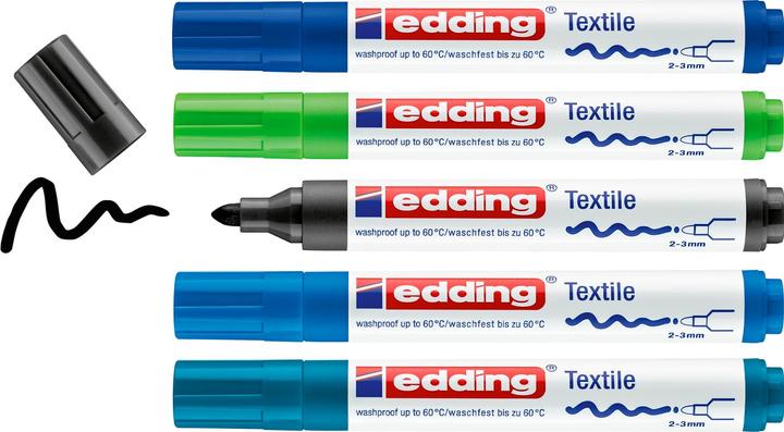 Actual product image Edding Painting Textile Marker (BU1208610003) (Sorted, 2 mm, 5 x)