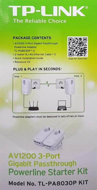 Actual product image TP-Link TL-PA8030P Kit (1300 Mbit/s)