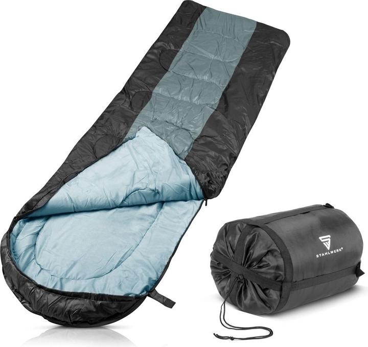 Produktbild Stahlwerk Schlafsack -15°C Outdoorschlafsack Campingschlafsack Winterschlafsack (220 cm)
