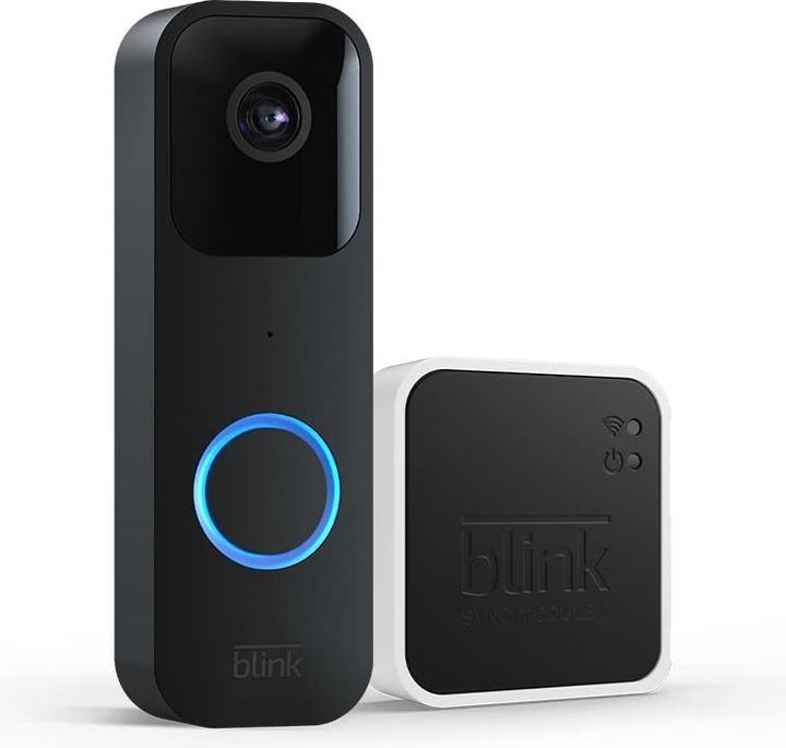 Actual product image Amazon Video Doorbell + Sync Module 2 | Two-way Audio, HD Video, black (Wireless)