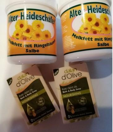 Immagine prodotto Axisis Unguento al grasso di mungitura con Calendula Old Heath Shepherd, 100 ml Unguento (Crema corpo, 100 ml)
