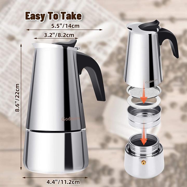 Produktbild Godmorn Espressokocher 450ml