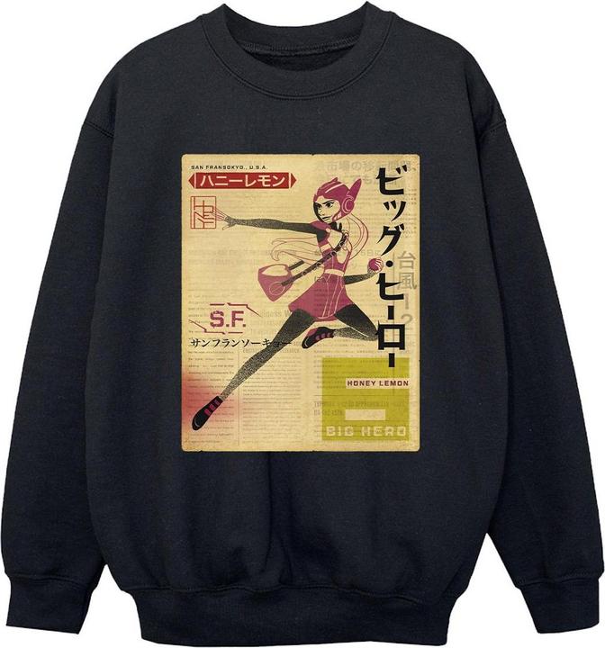 Image du produit Disney - Sweat BIG HERO BAYMAX HONEY LEMON NEWSPAPER - Garçon (116)