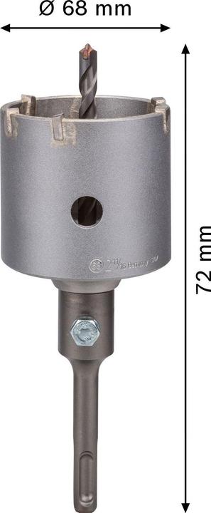 Actual product image Bosch Professional Zubehör PRO SDS plus-5 Core Cutter Set, 68 x 54 x 72 mm (68 millimetres)