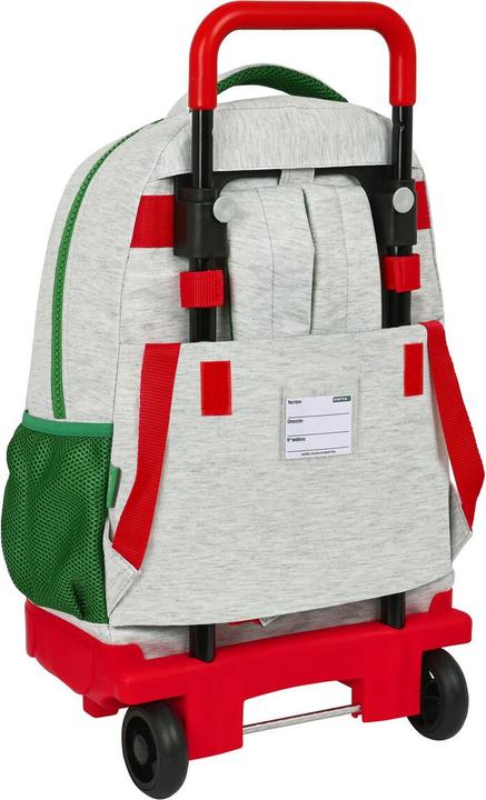 Produktbild Benetton Schulrucksack mit Rädern Pop Grau (33 x 45 x 22 cm) (22 l)