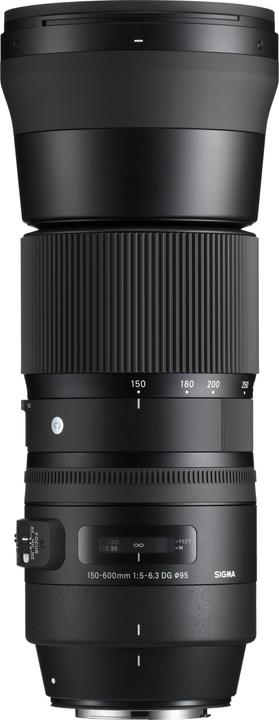 Image du produit Sigma 150-600mm f/5-6.3 DG OS HSM Contemporary, SA (Sigma SA, Plein format)