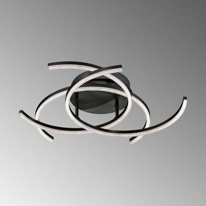 Image du produit Fischer & Honsel Honsel Plafonnier Visby - noir sable (21278)