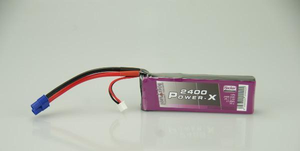 Image du produit Hacker Accu LiPo TopFuel 7.4V 2400mAh 35C (7.40 V, 2400 mAh)