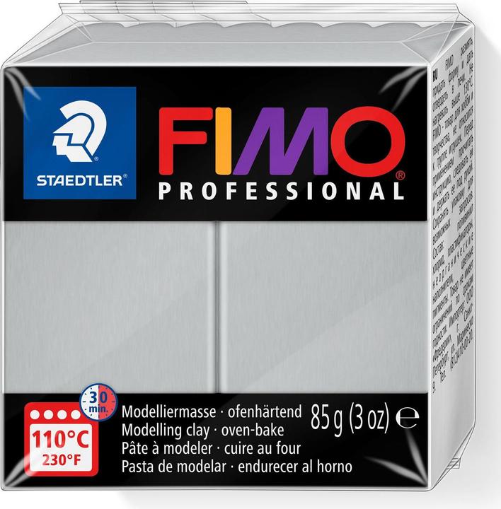 Produktbild Fimo Modelliermasse Professional Grau