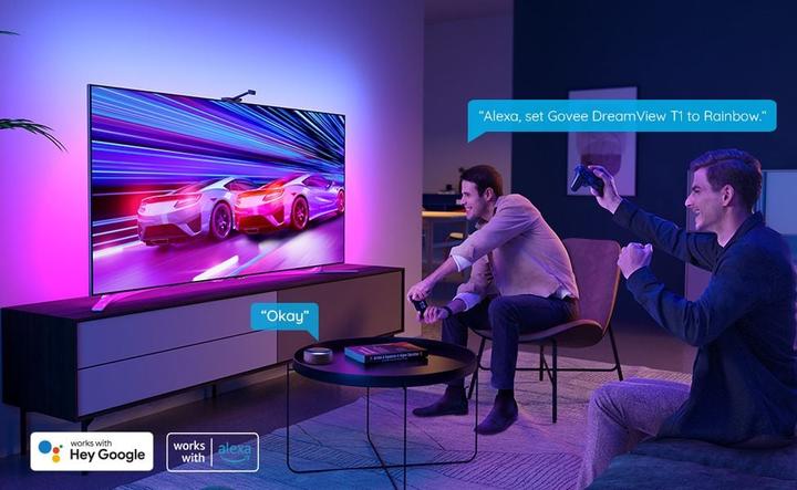 Image du produit Govee DreamView T1 TV-Light Strips, 55"-65" (RGB, 381 cm, Intérieur)