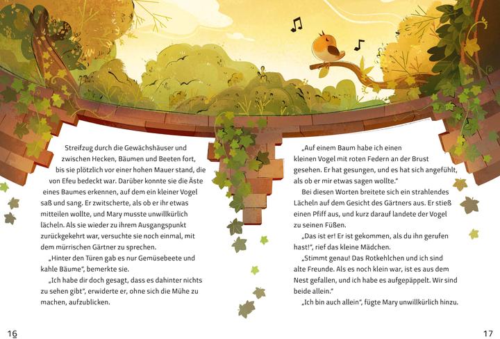Immagine prodotto Der geheime Garten (Illustrierte Kinderbuchklassiker) (Tedesco, Sabine Werner, I bambini della Stella Bianca, Domenico Russo, 2024)