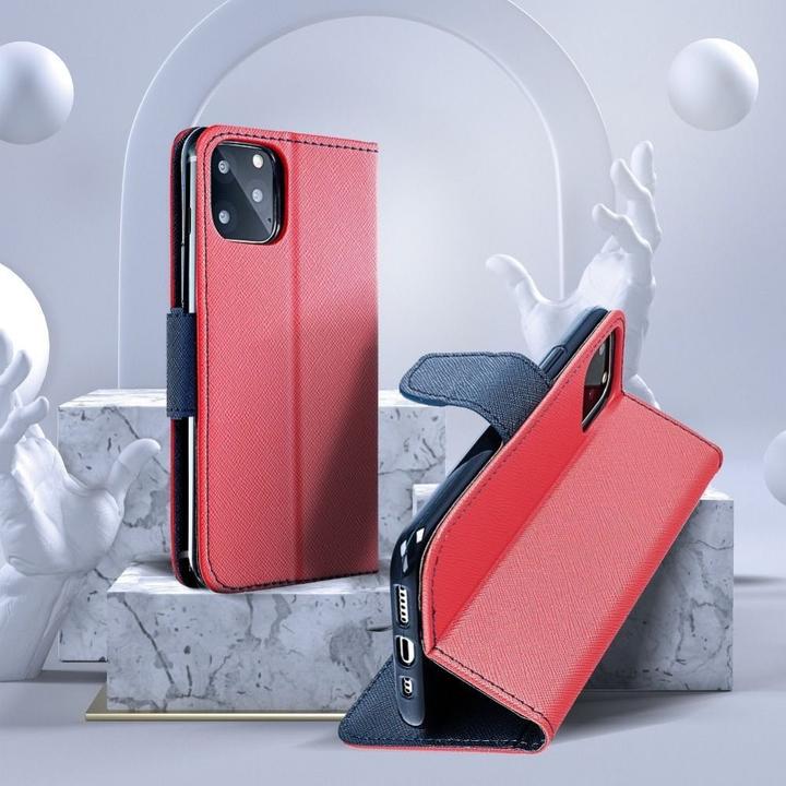 Produktbild Fancy Book Buchtasche OEM für SAMSUNG S22 Plus rot / navy (Samsung Galaxy S22+)
