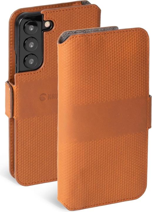 Immagine prodotto Krusell Portafoglio in pelle Samsung Galaxy S22+ cognac (62468) (Samsung Galaxy S22+)