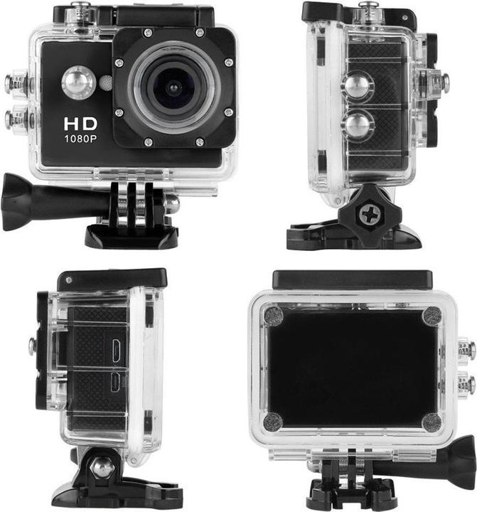 Actual product image JTI Sports camera Full HD 1080p / 720p - With accessories