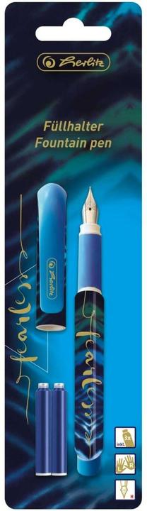 Actual product image Herlitz New Batik Fearless Fountain Pen (Blue, 1 x)