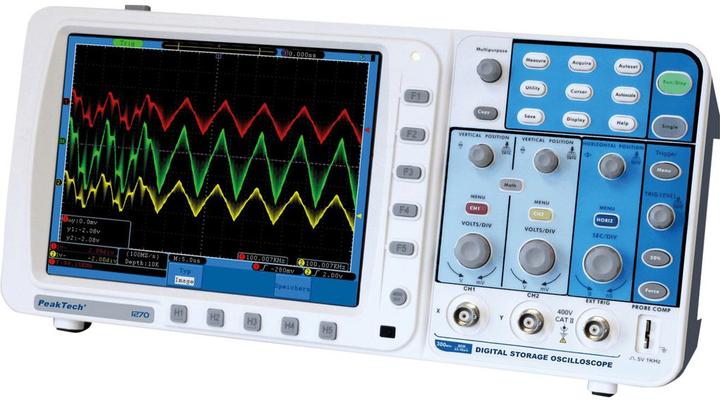 Immagine prodotto Peaktech 1270 Oscilloscopio digitale a memoria, 300 MHz, 2 canali