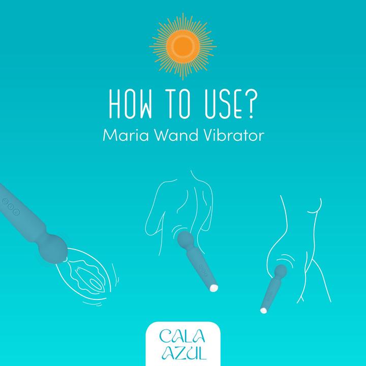 Produktbild Cala Azul Maria Zauberstab Vibrator Azul