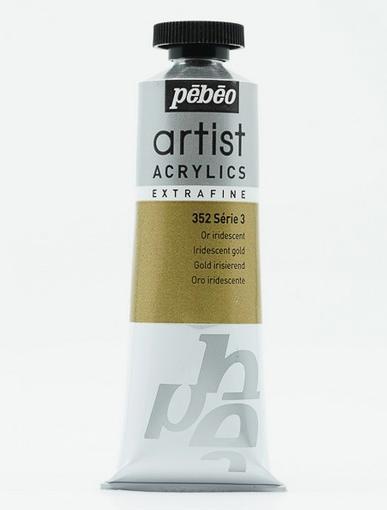 Actual product image Pebeo Artist Acrylics extrafine (Gold Iridescent, 37 ml)