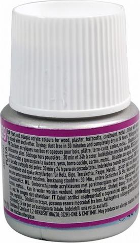 Immagine prodotto Pebeo Deco Colore acrilica madreperla (Argento, 45 ml)