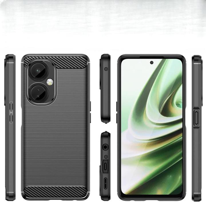 Actual product image Cover-Discount OnePlus North CE 3 Lite - Metal Carbon Look Case Black (OnePlus North CE 3 Lite)