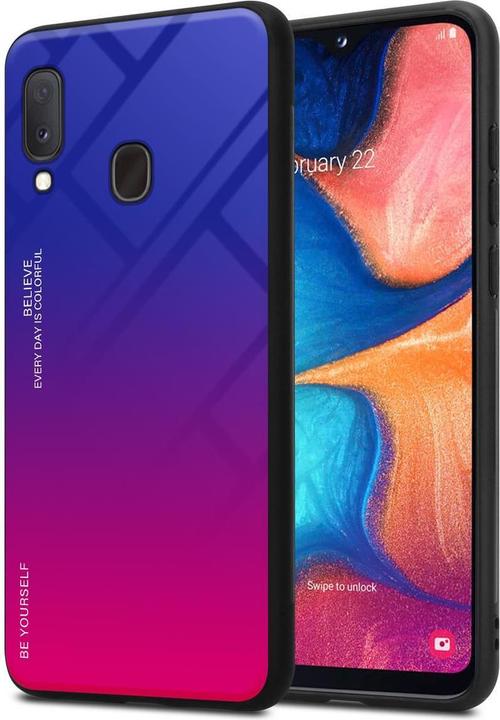Produktbild Cadorabo TPU 2 Farben Glas Cover (Samsung Galaxy A20e, Samsung Galaxy A10e)