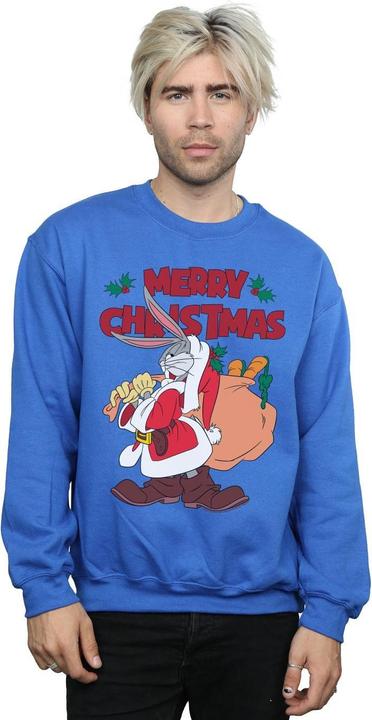 Immagine prodotto Looney Tunes Santa Bugs Bunny Felpa Uomo (XL)