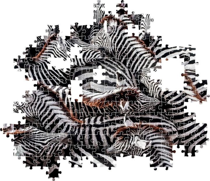Actual product image Clementoni Puzzle National Geographics - Zebra, 1000 pieces. (1000 pieces)