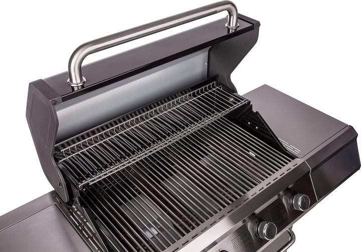 Actual product image Grillfürst G410E 4-burner gas barbecue with high temperature burner and stainless steel grates (14 kW)