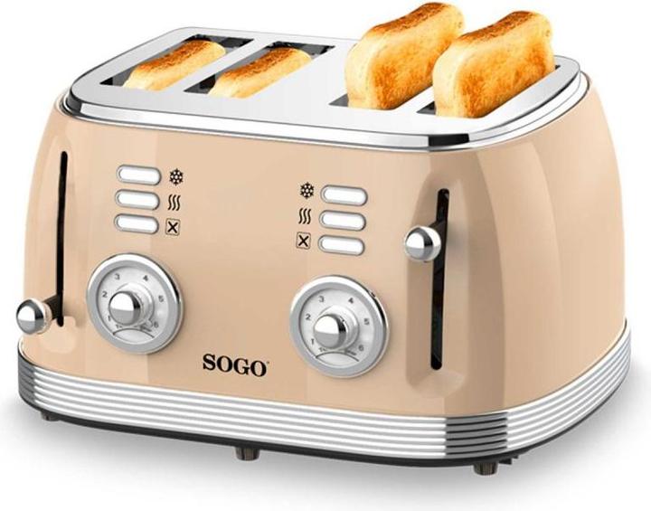 Produktbild Sogo 4-Scheiben-Toaster Eternal Retro Serie