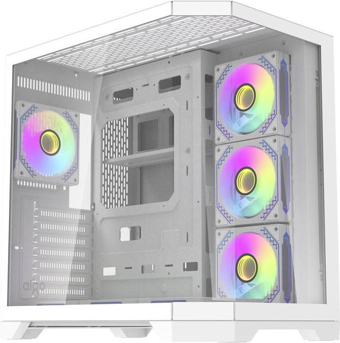 Darkflash Tech Darflash FT418 PRO computer case + 7 aRGB fans (white) (ITX, ATX)