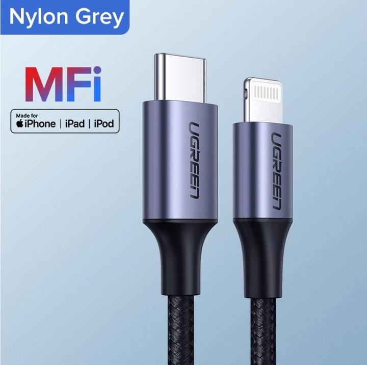 Image du produit Ugreen Câble Lightning vers USB-C 2.0 (1 m, USB 2.0)