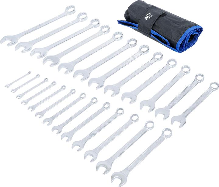 Produktbild BGS Maul-Ringschlüssel-Satz SW 6 - 32 mm 25-tlg. (32 mm, 18 mm, 11 mm, 12 mm, 20 mm, 19 mm, 27 mm, 15 mm, 13 mm, 25 mm, 6 mm, 21 mm, 7 mm, 14 mm, 29 mm, 8 mm, 10  mm, 30 mm, 23 mm, 26 mm, 22 mm, 17 mm, 28 mm, 9 mm, 16 mm, 24 mm, 31 mm)