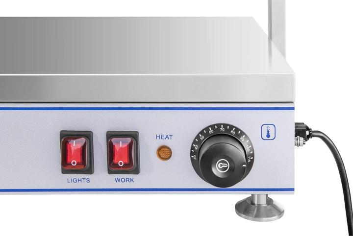 Produktbild Royal Catering Warmhalteplatte Speisenwärmer Wärmetheke Buffetwärmer 1550 W 3 Halogenlampen
