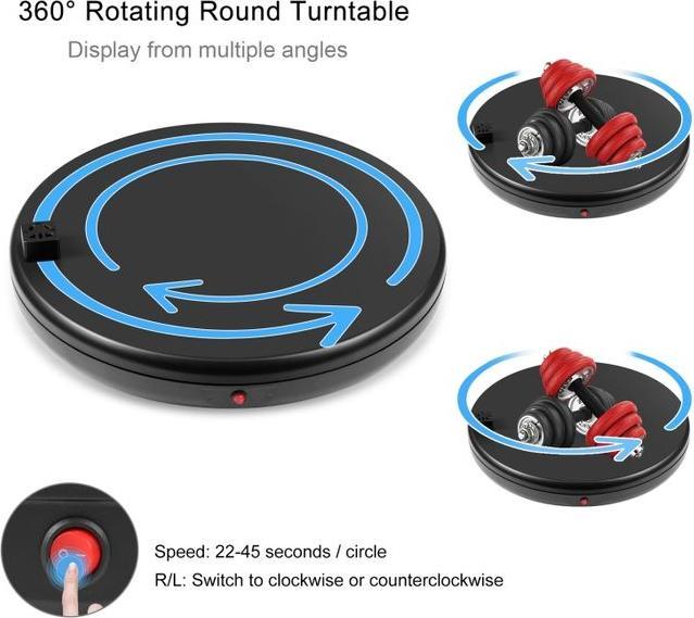 Produktbild Puluz 360° Elektrischer Drehteller inkl. Fernbedienung (Weiteres Zubehör)