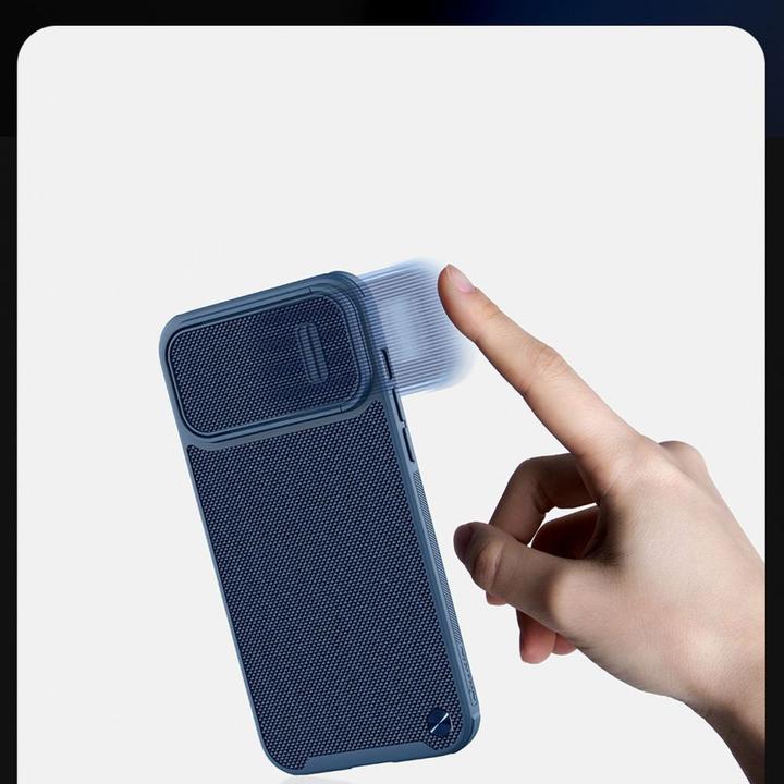 Immagine prodotto Nillkin Custodia S testurizzata iPhone 14 Pro Max cover con fotocamera nera (Apple iPhone 14 Pro Max)