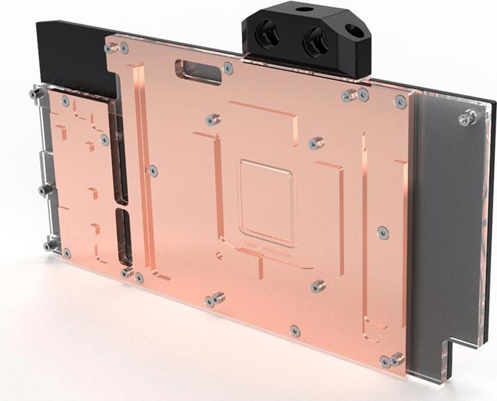 Produktbild Aqua Computer kryographics NEXT RTX 3080 / 3090 Strix GPU Wasserkühler - Kupfer + Acryl