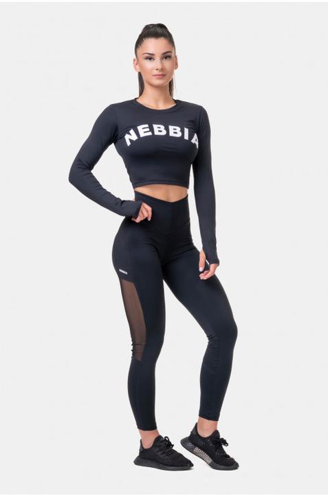 Immagine prodotto Nebbia Leggings a vita alta in rete 573 nero (XS)