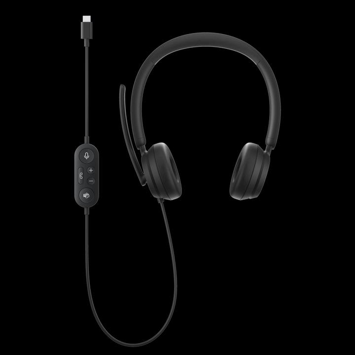 Productafbeelding Microsoft Moderne USB-C Hoofdtelefoon (I6S-00010) zwart (Bedraad, USB-C)