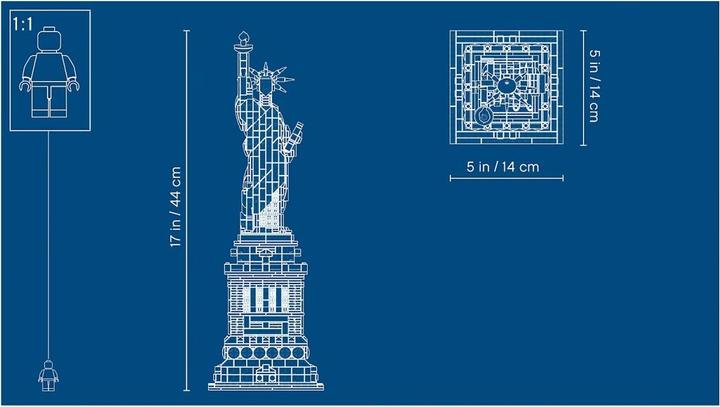 Produktbild LEGO Freiheitsstatue (21042, LEGO Architecture)