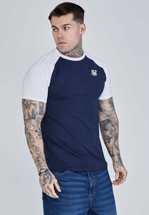 Navy, White