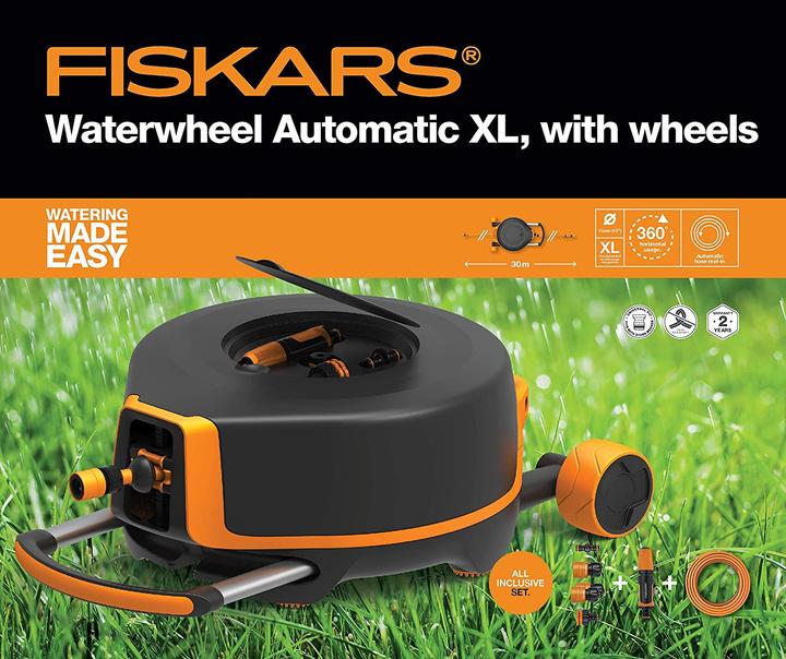 Immagine prodotto Fiskars Ruota idraulica con ruote (27 m)