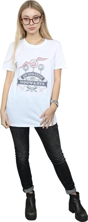 Produktbild Quidditch At Hogwarts Boyfriend Fit TShirt (M)